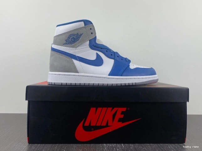Cheap Husky True 1 Blue Jordan Air High DZ5485-410 OG 0801